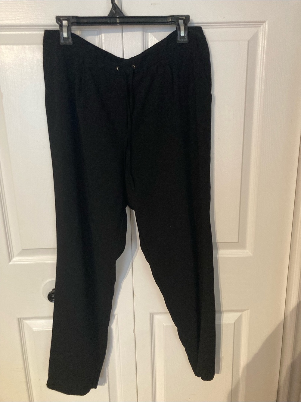 Alice Hope Black Drawstring Jogger Pants